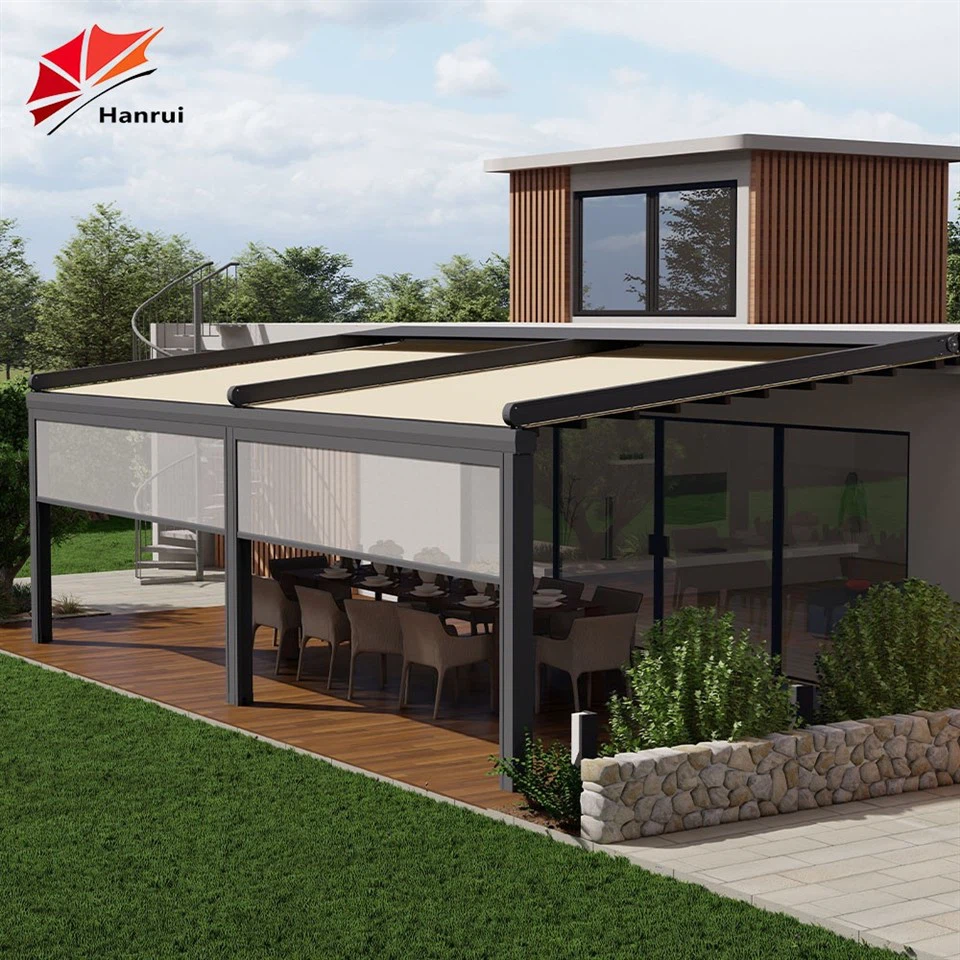 Custom Size 3x2 3x3 3x4 3x5 3x6 3x7 Bioclimatic Waterproof Polycarbonate Roof Aluminium Metal Outdoor Pergolas price Custom Size 3x2 3x3 3x4 3x5 3x6 3x7 Bioclimatic Waterproof Polycarbonate Roof Aluminium Metal Outdoor Pergolas price