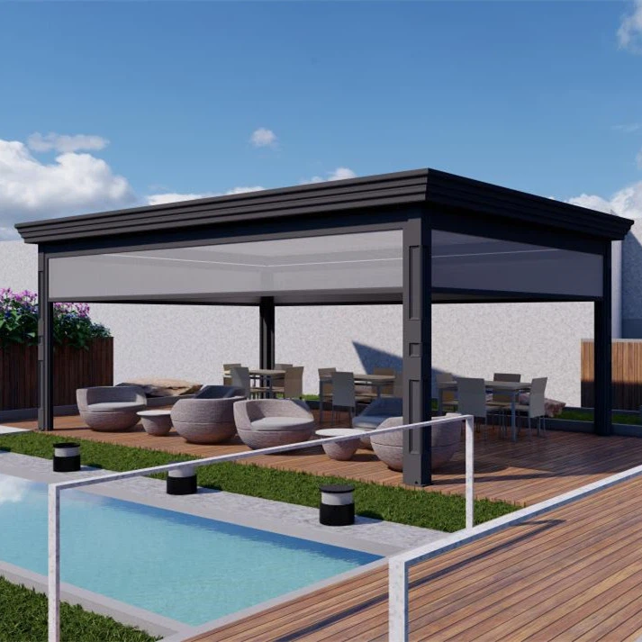 Motorized Louvered Pergola