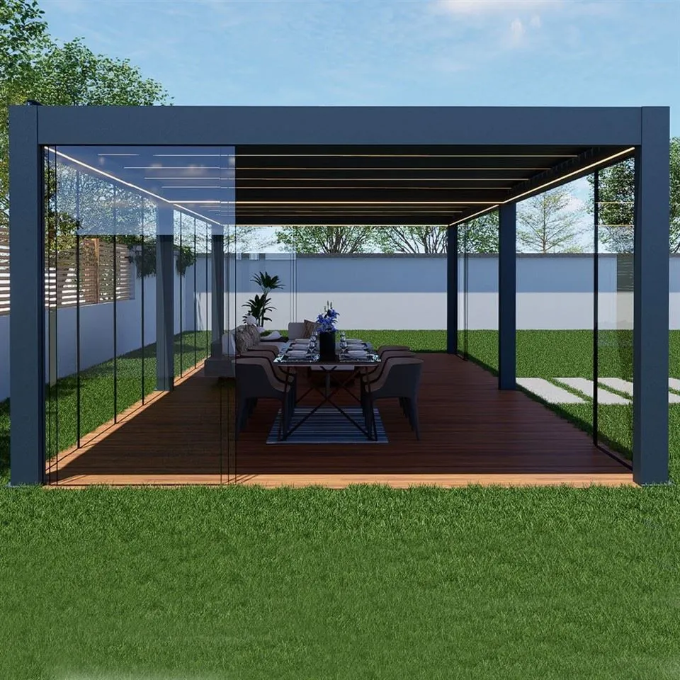 Sun Solar Garden Control Canopy Rain Shade Protection Sunscreen Sunshade Pergola With Sun Room best